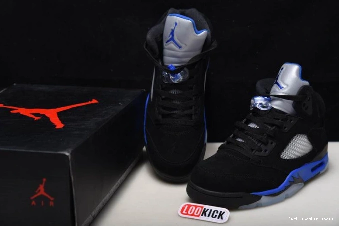 Reps LUCY Jordan Air 5 Racer Blue CT4838-004 0627